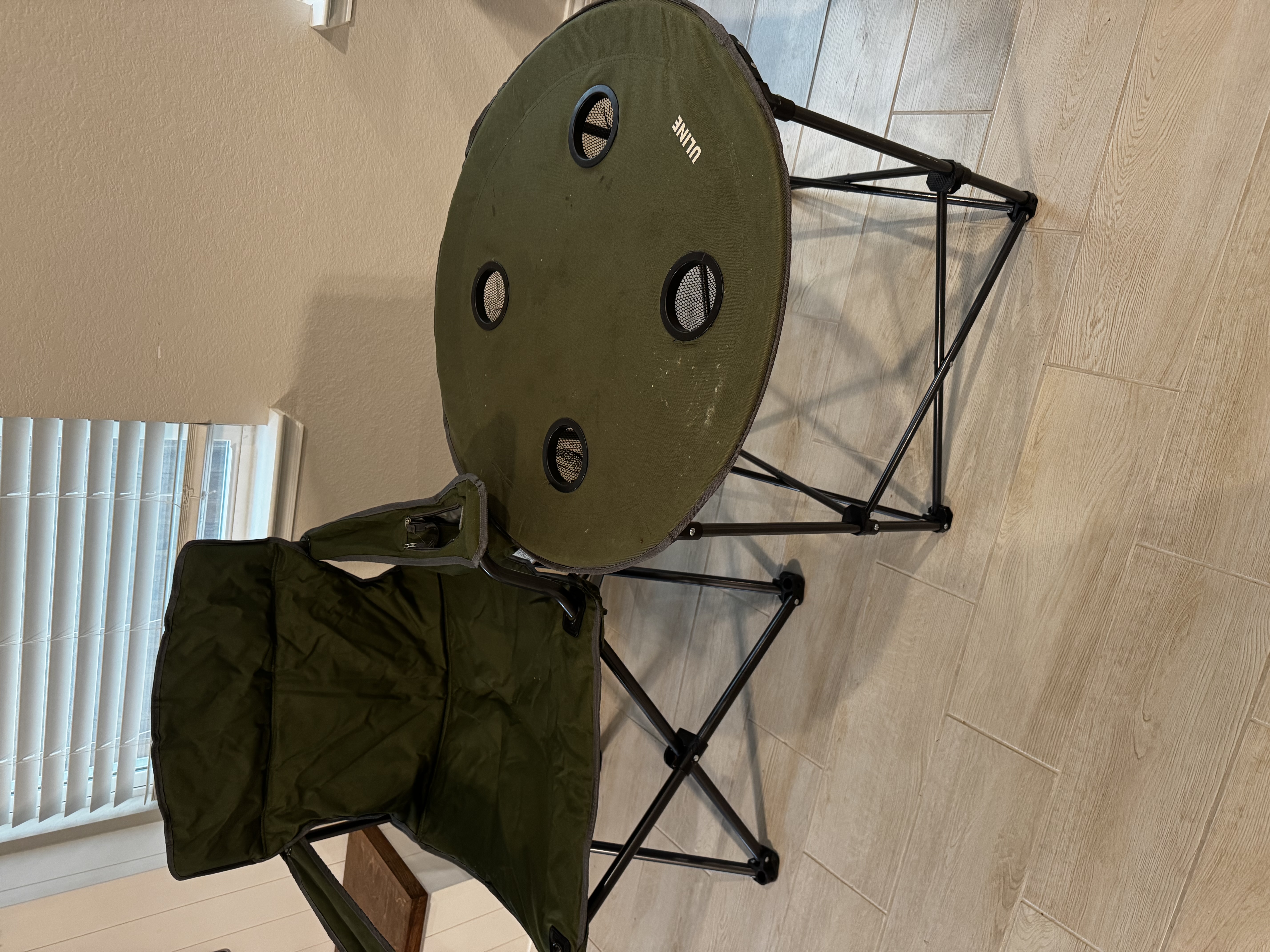 Camp Chair and Table Combo